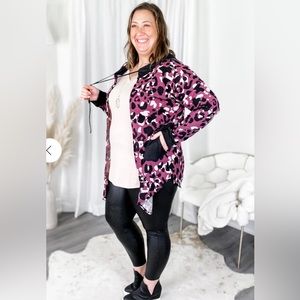 Freckled Poppy Leopard Cardigan